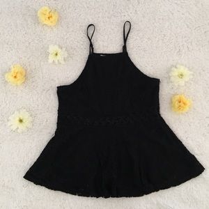 ✨ Black lace halter top 🌷🌷
